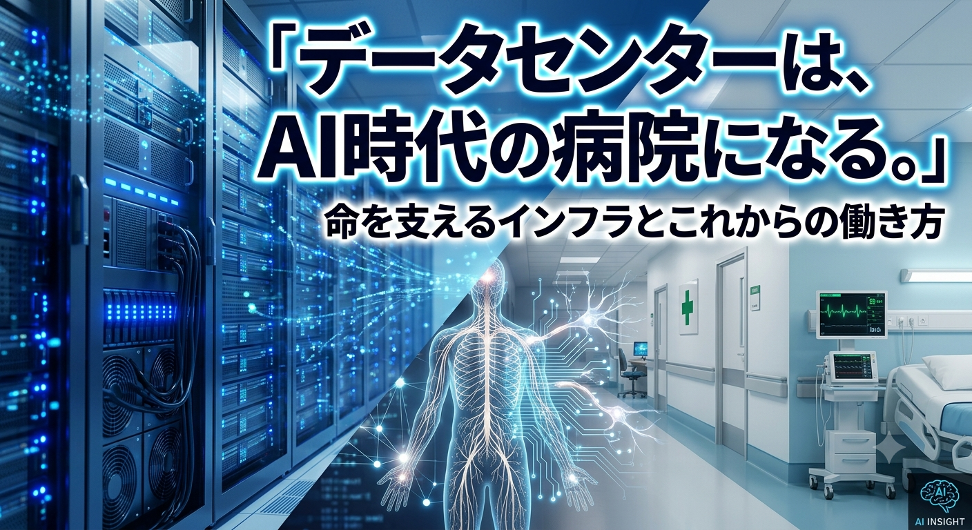 知能を宿す文明の臓器──「データセンター」という新しい生命維持装置