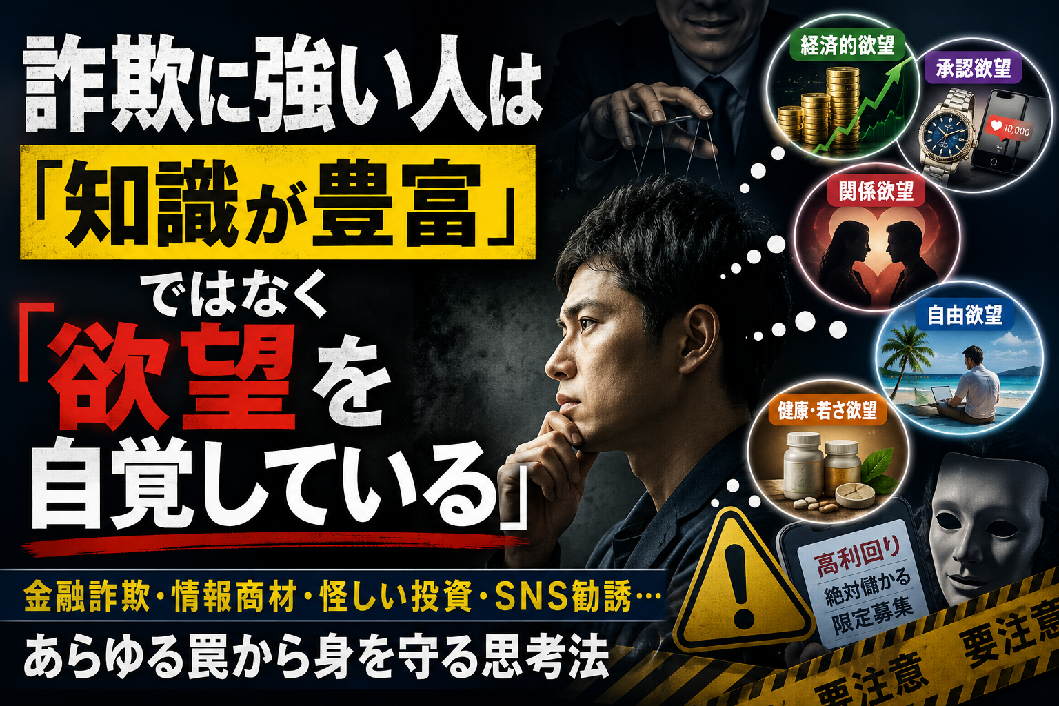 欲望市場は死なない──AIが「詐欺」を産業化する日