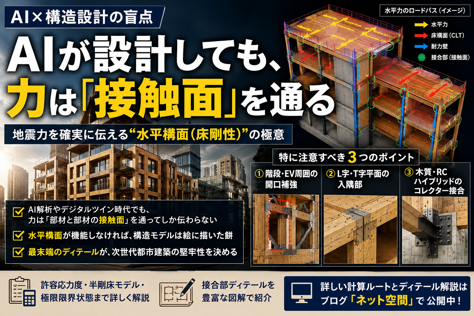 「床が崩れれば、すべては崩れる」——木造2.0時代の水平構面（床剛性）設計入門