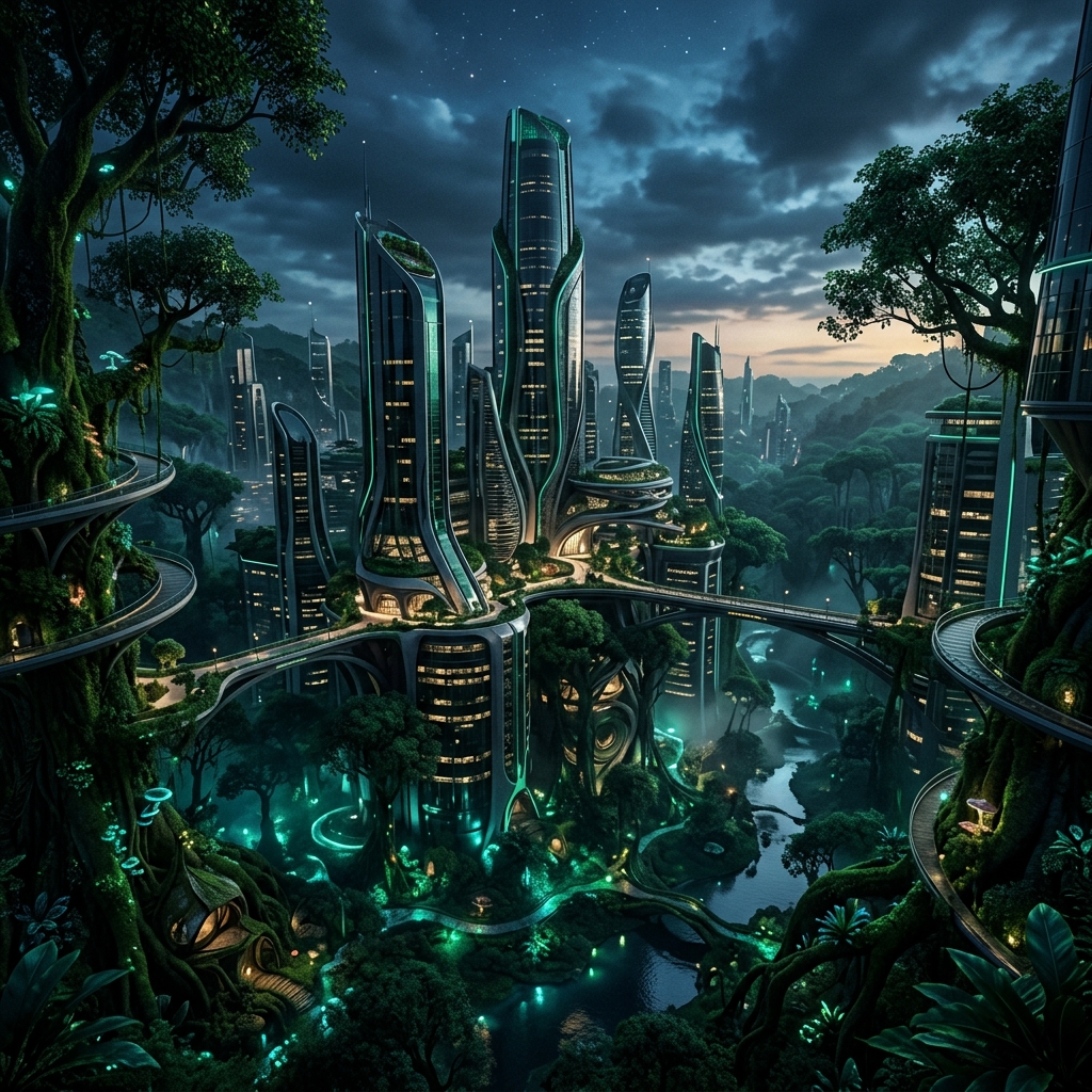 Futuristic Space Architecture